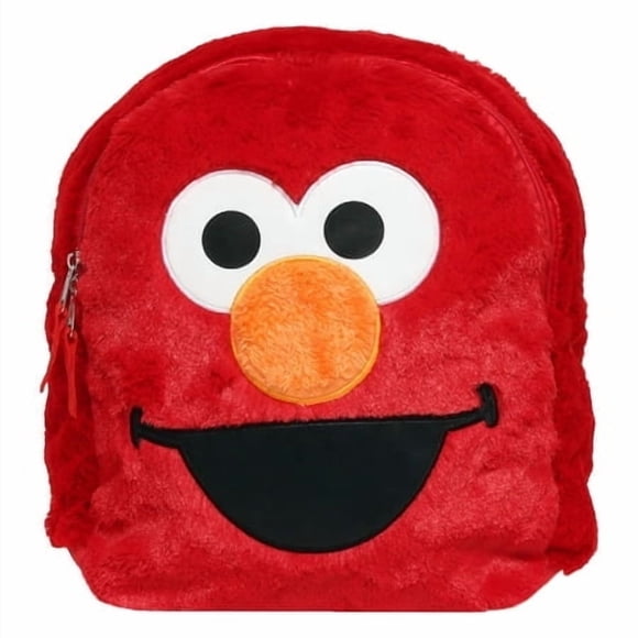 Sesame Street Sac à Dos en Peluche Elmo pour Tout-Petits, Garçons et Filles - pour l'École Ou les Voyages - Petit Format 12 Pouces