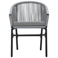 thumbnail image 3 of vidaXL Ensemble de Salle à Manger de Jardin 9 Pcs Anthracite, 3 of 4