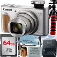 thumbnail image 1 of Canon PowerShot SX740 HS Digital Camera (Silver) with 40x Optical Zoom Lens + 64GB Memory Card + Tripod + ZeeTech Basic Bundle, 1 of 5