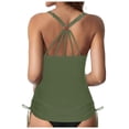thumbnail image 2 of Women's Lace - Up Swimwear Tops - Underwire, Full Coverage, Push - Up, Tie - Back - Polyester, for Swimming Pool & Beach - Available in Multiple Sizes, 2 of 6
