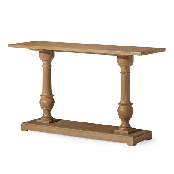 Maven Lane Arthur Console Traditionnelle en Bois, Fini Naturel Vieilli