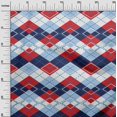 thumbnail image 3 of oneOone Polyester Spandex Red Fabric Check Craft Projects Decor Fabric Printed By The Yard 56 Inch Wide, 3 of 5