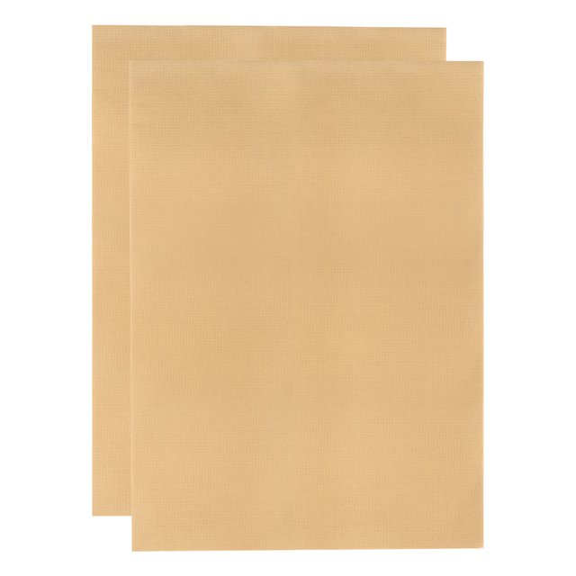 Unique Bargains 2 Pcs 14 Fils Tissu Brodé Point de Croix 20 par 28 Pouces, Kaki Foncé