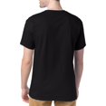 thumbnail image 4 of Hanes T-Shirts à Col Ras du Cou ComfortSoft pour Hommes, Lot de 4, 2TG, Noir, 4 of 5