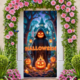 thumbnail image 5 of Spooky Gothic Pumpkin Banner Haunted Halloween Ghost for Holiday Decoration Party Decor Indoor Event, 5 of 5