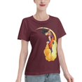 thumbnail image 2 of T-Shirt Basique à Manches Courtes pour Femmes Dragon Ball Wukong, 2 of 6