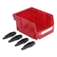 thumbnail image 2 of Parts Storage Rack Combination Type Wall Mounted Stackable Shop Tool Bin Nails Screws Beads Buttons Organizer 5.31 X 4.13 X 2.99in, 2 of 8