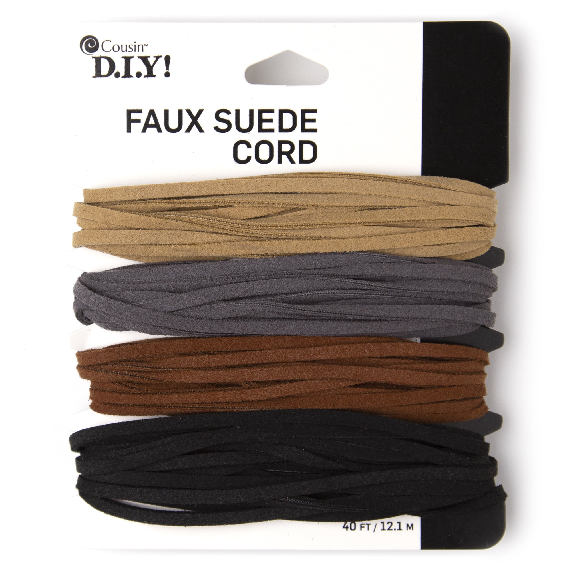 Cousin 40 ft. Faux Natural Suede Cord