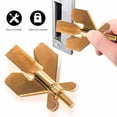 thumbnail image 3 of Cagogo under $5 Door Lock, Door Lock Security, Travel Door Lock for Hotel, Home Security Lock Device, Additional Door Protection, Stainless Steel Door Locker, Emergency Door Lock, 3 of 3