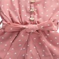 thumbnail image 5 of Kids Baby Girls Sleeveless Heart Pattern Jumpsuit Summer Buttons Romper, 5 of 5