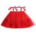 thumbnail image 1 of Robe Sans Manches à Volants à Paillettes/pois pour Enfants, 1 of 8