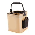 thumbnail image 1 of DYNWAVECA Fishing Bucket Fishing Lures Storage Convenient Lightweight EVA Foldable Water Bucket Water Container for Car Washing Outdoor L, 1 of 10