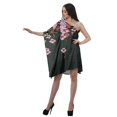 thumbnail image 2 of Moomaya Robes Imprimées à Épaules Femmes Robes Caftan de Cocktail Robe Aguichant, 2 of 6