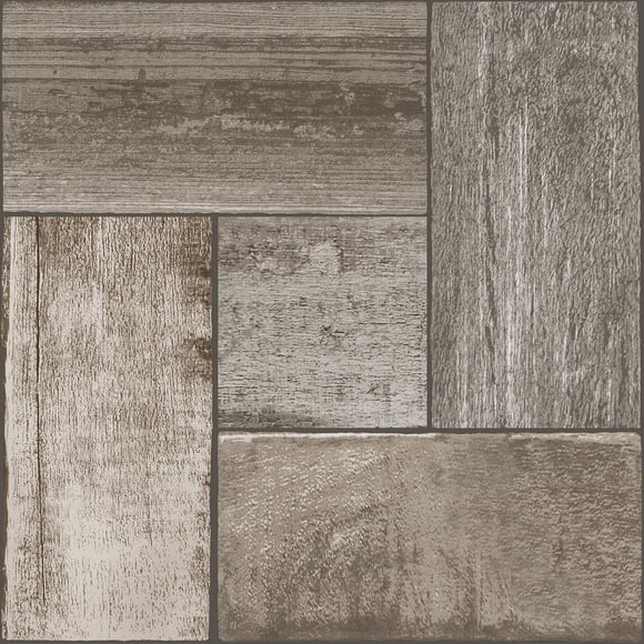 FloorPops Northwoods Peel and Stick Floor Tiles Set of 20
