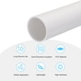 thumbnail image 3 of Unique Bargains Rigid Round Pipe 1.42" ID 1.57"OD 7.87" Length White High Impact for Water Pipe Crafts Cable Sleeves, 3 of 6