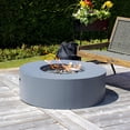 thumbnail image 2 of Concrete Look Aluminum Fire Table, Round, 2 of 9