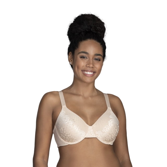 Vanity Fair Womens Beauty Back Full Figure Back Smoothing Minimizer Bra, 40D