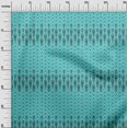 thumbnail image 2 of oneOone Tissu Georgette Viscose Rayé & Paisley Ikat Imprimé au Mètre 42 Pouces de Large, 2 of 4