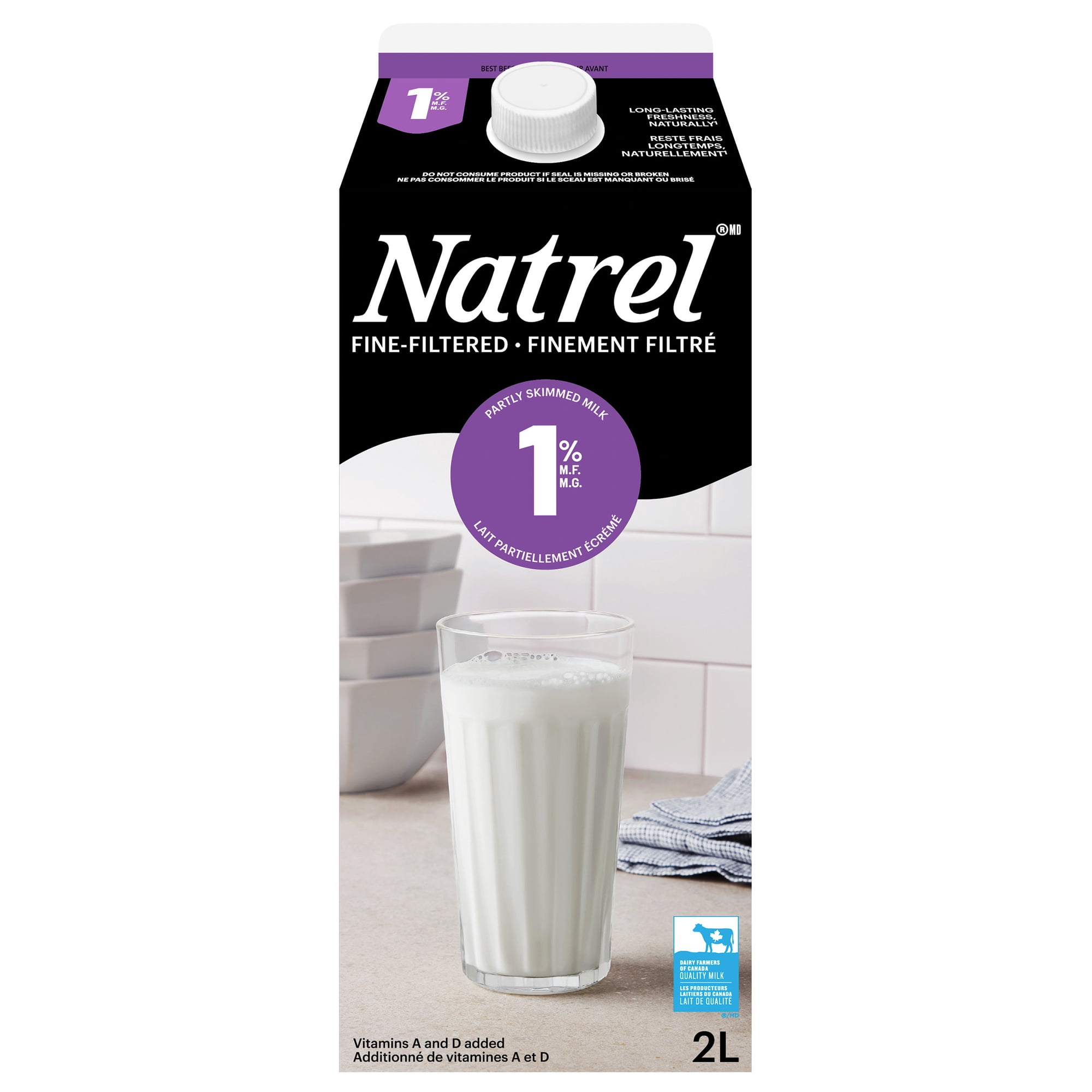 Natrel Fine Filtered 1% Milk 2l 2 L
