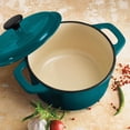 thumbnail image 2 of Tramontina 3.5 Qt Enameled Cast Iron Covered Dutch Oven - Red, 2 of 3