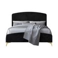thumbnail image 2 of HMD Waylon Lit de Panneau Rembourré Complet, Noir, 2 of 5