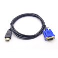 thumbnail image 1 of Jinsinto 1080P HDMI to VGA Conversion Cable HDMI to VGA Cable 1.8m Adapter (without chip), 1 of 3
