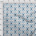 thumbnail image 3 of oneOone Rayon Light Blue Fabric Geometric Craft Projects Decor Fabric Printed By The Yard 56 Inch Wide, 3 of 4