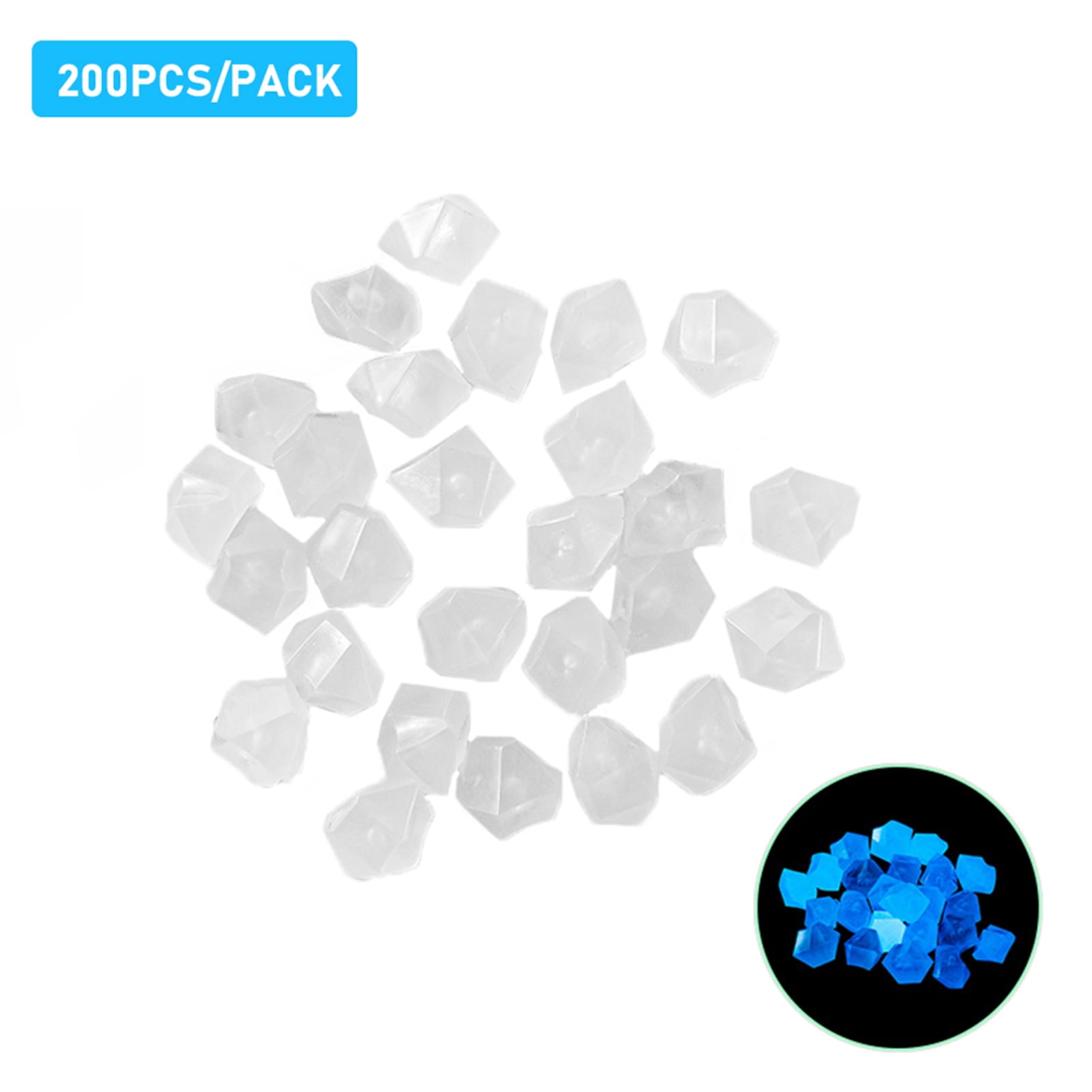 Rocks For Fish Tank, Aquarium Rocks Fluorescent Glow in The Dark For Garden Fish Tank Aquarium Plant Pots Bonsai Walkway Driveway
