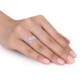 thumbnail image 2 of Miabella 1/6 Carat T.W. Diamond Sterling Silver Stacking 3-Piece Ring Set, 2 of 5