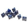 thumbnail image 3 of Milaget Multi-sided Polyhedral Dice Wargaming Dice D8 Gems for TRPG Game Grey+Blue, 3 of 9