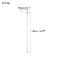 thumbnail image 2 of Unique Bargains 5/64' Ball End Hex Key Wrench, L Shaped Long Arm CR-V Repairing Tool, SAE 4 Pack, 2 of 5