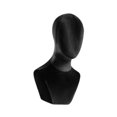 thumbnail image 2 of Yinanstore Mannequin de Buste Support Polyvalent pour Coiffe Usage Commercial Chapeaux Noir, 2 of 8