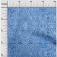 thumbnail image 2 of oneOone Rayon Blue Fabric Moire Fabric For Sewing Printed Craft Fabric By The Yard 56 Inch Wide, 2 of 4