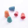 thumbnail image 3 of Fingertips Covers Anti-fingerprint Protector Heat Resistant Gaming Pages Turning Anti-skid Set Gloves Elastic Sleeve Reading Money Counting Pink M, 3 of 7