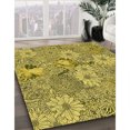 thumbnail image 3 of Ahgly Company Tapis d'Intérieur Lavable en Machine Carré Transitionnel Chêne Brun, 4 Pieds Carré, 3 of 7