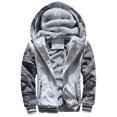 thumbnail image 1 of Hjcommed Veste Décontractée Ample Unie pour Homme, Automne et Hiver, Blanche, TTTG, 1 of 3