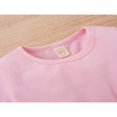 thumbnail image 4 of MesaSe Toddler Baby Girls Spring Princess Flare Pants Set O-Neck Ruffles Tops + Bell Bottom Pants Headband, 4 of 6