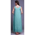 thumbnail image 4 of Bimba Robe de Nuit Maxi en Rayonne pour Femmes, Imprimée, Sans Manches, Robe de Nuit Maxi - TG, 4 of 5