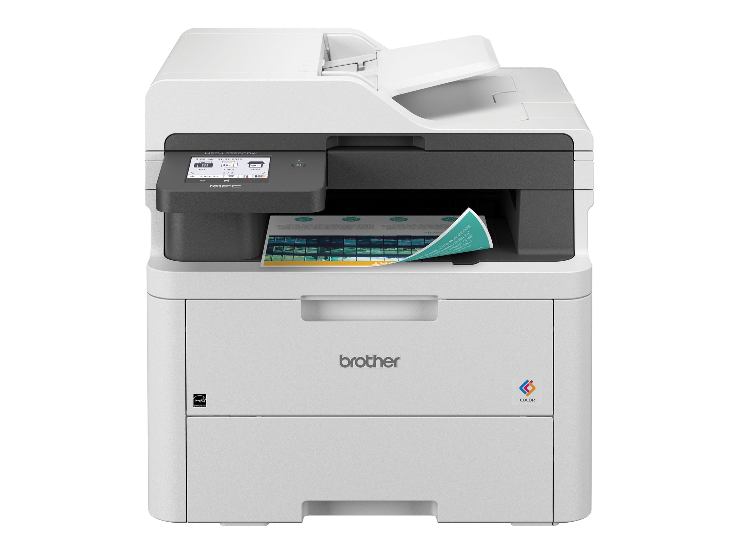 Imprimante tout-en-un laser couleur sans fil Brother MFC-L3720CDW avec impression, copie, numérisation, fax