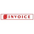 thumbnail image 1 of Printtoo Invoice Self Inking Rubber Stamp Pre-Inked Office Stamp- Home Office Business Stationery, Red- 42 x 9 mm, 1 of 7