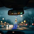 thumbnail image 4 of TopLLC Car Pendant With Sand Auspicious Clouds Rearview Mirror Tassel Pendant Plastics trailer, 4 of 6