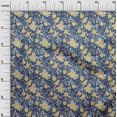 thumbnail image 2 of oneOone Georgette Viscose Tissu Feuilles & Imprimé Artistique Floral BTY 42 Pouces de Large, 2 of 4