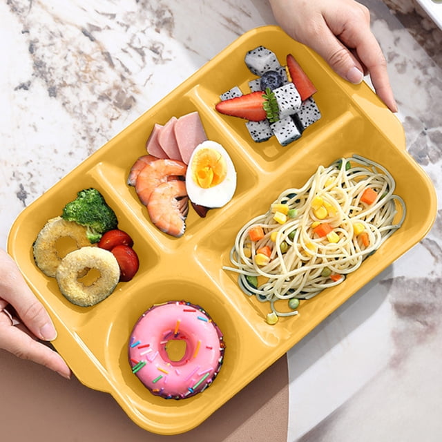 Tranfacy Home and Kitchen,Plates and Bowls Sets,Divided Plates Tray Dinnerware for Dinner Restaurant Family Party and Kitchen Microwave Dishwasher Safe