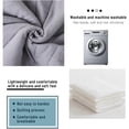 thumbnail image 4 of 71x79IN Cooling Weighted Blanket, Summer Solid Color Simple Design Cotton Cool Quilt Wrinkle Resistant Summer Blankets with Double Sided Cold Effect, for Bed Couch Sofa, Keep Cool for Night Sweats, 4 of 9