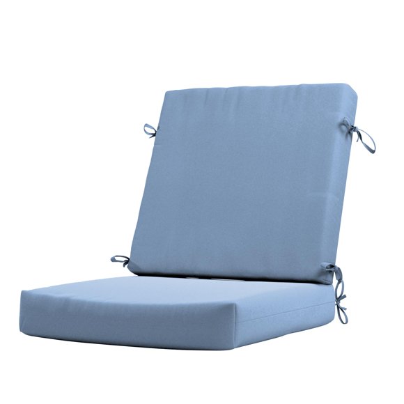 California Umbrella Dining Chair Cushion 20 x 40, Air Blue
