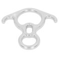 thumbnail image 2 of Descender Gear, 40KN High Strength Portable Aluminium Alloy Climbing Descender  For Caving Silver, 2 of 8