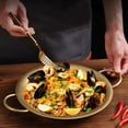 thumbnail image 4 of HONMEET Stainless Steel Spanish Paella Pan Golden For Professional Chefs And Home Cooks 1Pack, 4 of 8