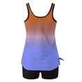 thumbnail image 5 of FAVIPT Bathing Suits for Women Floral Printed Tummy Control Swimsuits Modest Athletic Tank Top with Shorts Multicolor,L, 5 of 5