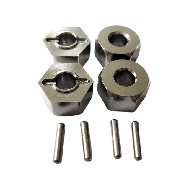 fastboy 4pieces 5MM en Alliage d'Aluminium Roue Adaptateur de Montage pour 1/10 AXIAL SCX10 AXIAL SCX10 en Alliage d'Aluminium Roue Adaptateur Titamium 1Set