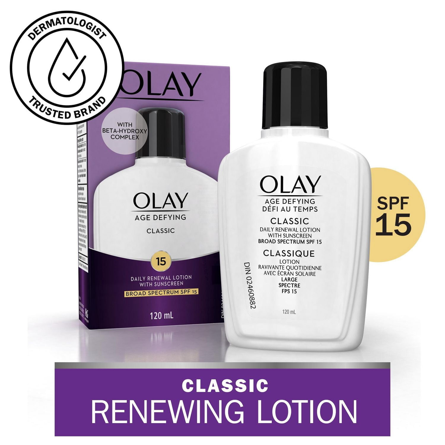 Olay Age Defying Classic Daily Renewal Lotion with SPF 15